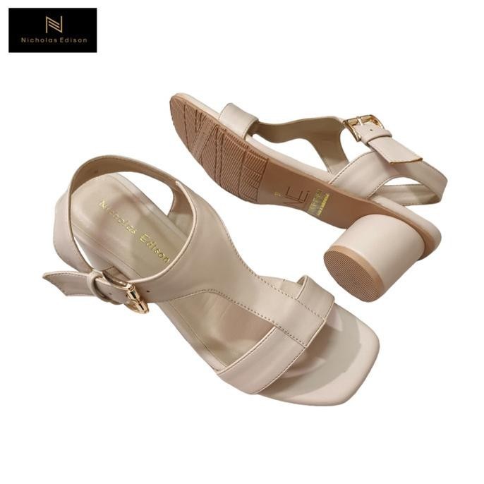 Nicholas Edison Heel Dea Sandal Block Heels Wanita Terbaru