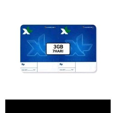 Voucher data XL  harian M 3GB 7hari