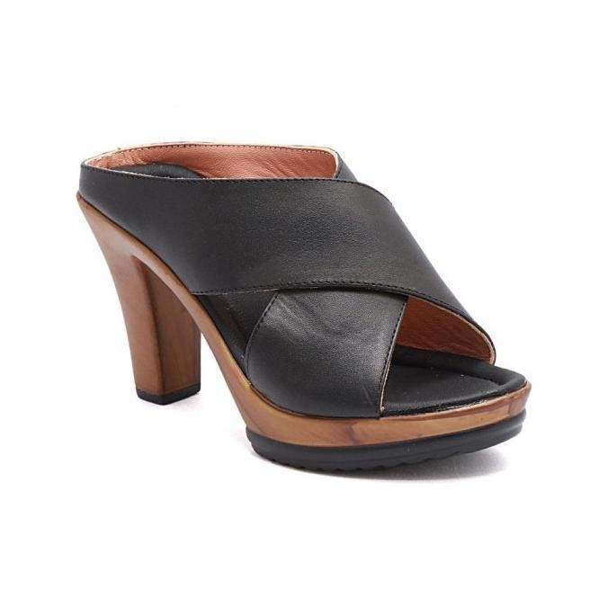 Sandal Heels Wanita Buccheri Moudy Hitam