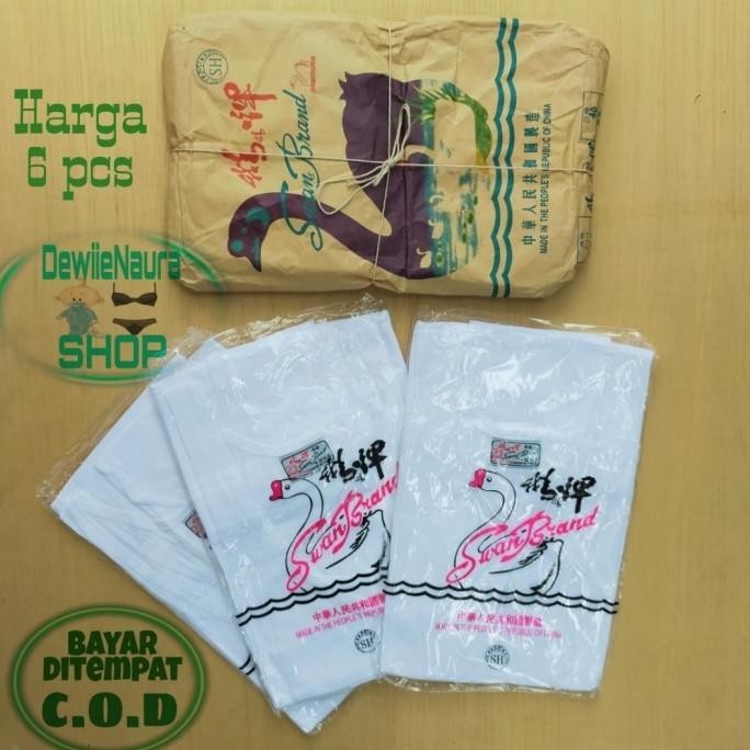 6pc - GROSIR SINGLET SWAN - KAOS DALAM PRIA SWAN ND KATUN - SWAN SH
