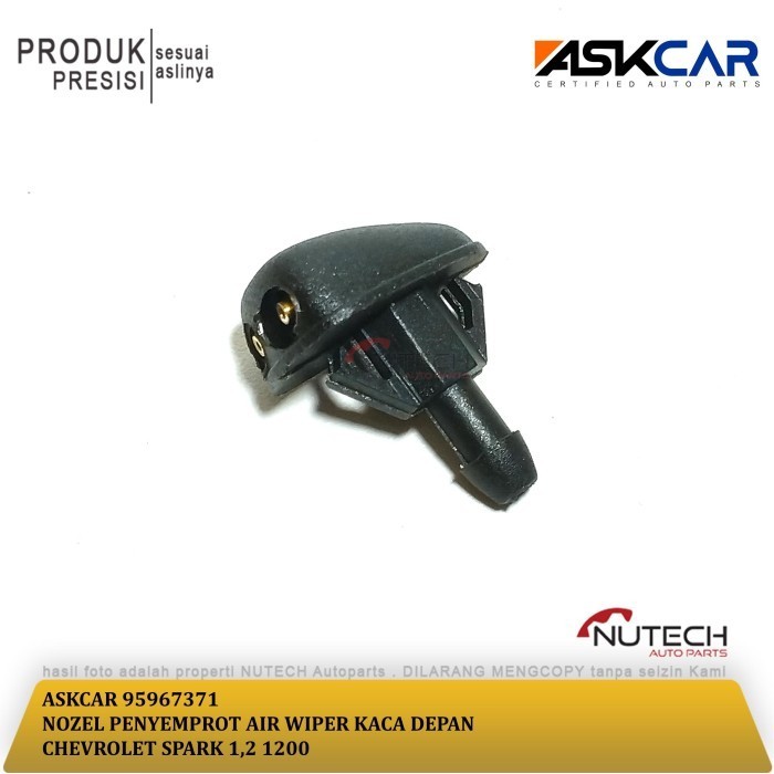 Nozzle Nozel Nosel Air Washer Wiper Chevrolet Spark 1.2 1200 Cc Oem