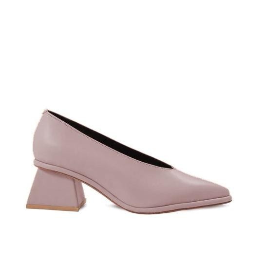 Ella & Glo Zoe Pumps Stone - Sepatu Heel Wanita