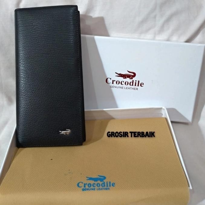 Dompet Panjang Asli Kulit Crocodile Dompet Panjang Pria Kulit
