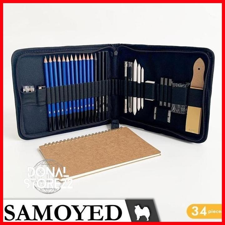 

DS PERALATAN PENSIL GAMBAR SKETSA / PROFESSIONAL DRAWING SKETCHING SET SAMOYED