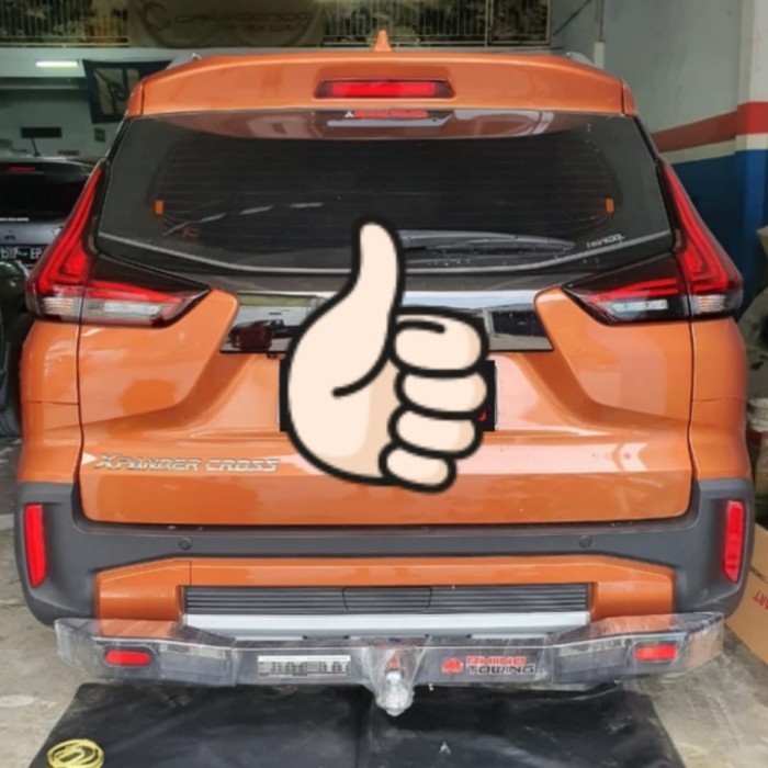 TANDUK BELAKANG XPANDER CROSS TOWING BAR RHINO PELINDUNG BUMPER TEBAL