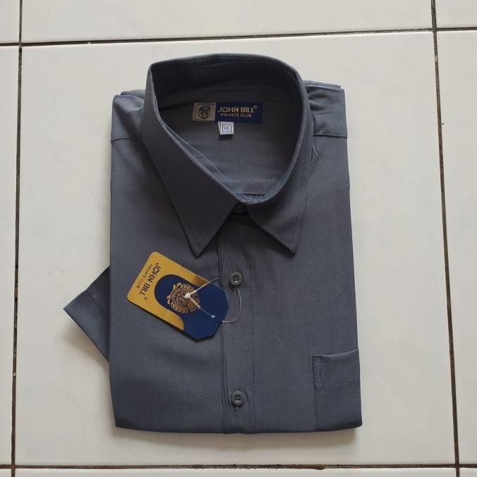 kemeja putih polos lengan pendek /alisan /formal /baju pria/hem pria AS9999