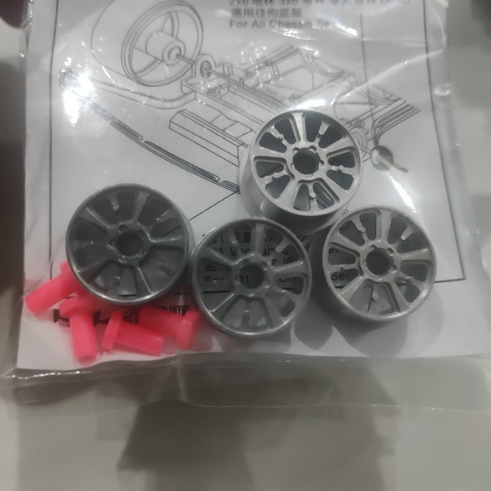 Rep Tamiya Velg HG Aluminium Wheel / Velg ALU 10 M