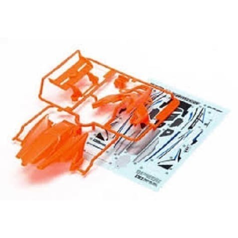 Tamiya 95511 DCR-02 Body Parts Set Fluorescent Orange