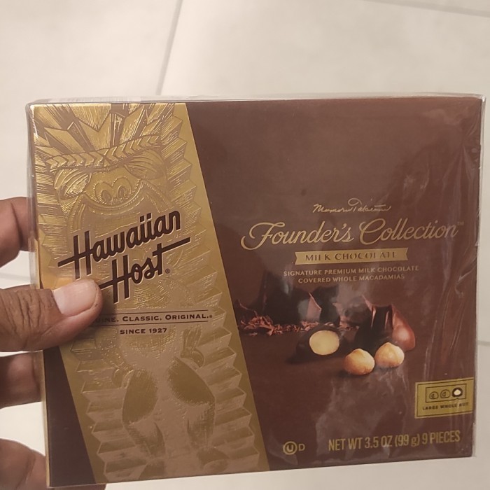 

*****] HAWAILAN HOST FOUNDER MILK CHOCOLATE 99 GR