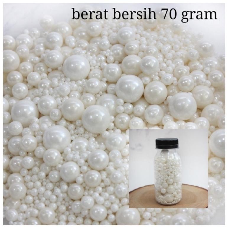 

New Sugar Sprinkle White Pearl Mix Terlaris