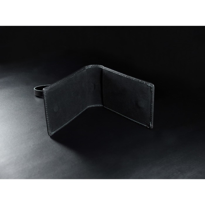 

BARANG TERLARIS Id Card Holder Magnet Kulit Asli Black