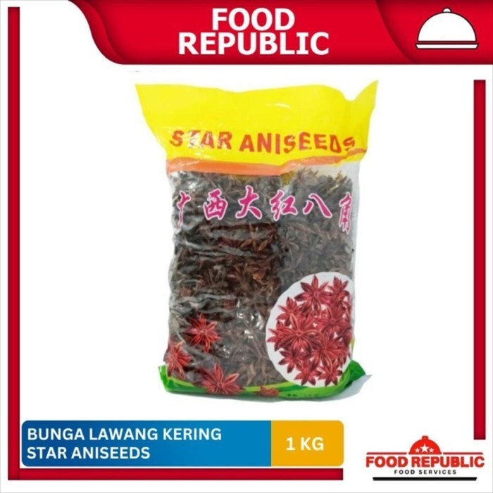 

Bunga Lawang Kering Pekak Rempah 1 Kg Whole Star Aniseeds
