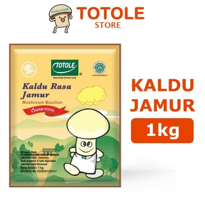 

Totole kaldu jamur 1kg / 1000gr