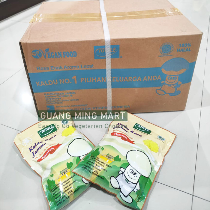 

BUMBU KALDU JAMUR TOTOLE 200GR/PERASA VEGAN MOKUCING TOTOLE (1 DUS)