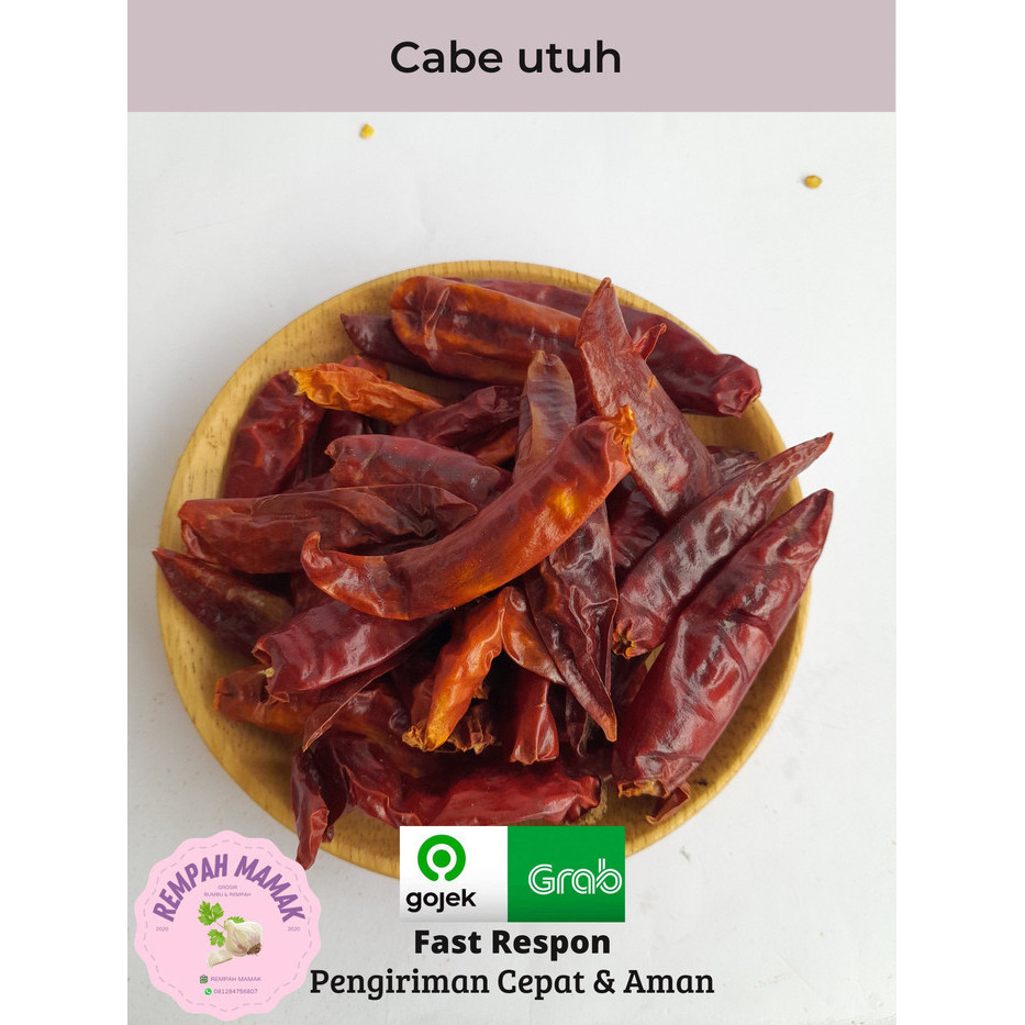 

Cabu Utuh / Cabe kering / Chili Whole 1kg