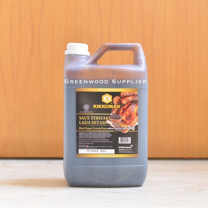

Kikkoman Black Pepper Teriyaki Sauce - Teriyaki Lada Hitam (2,2KG)