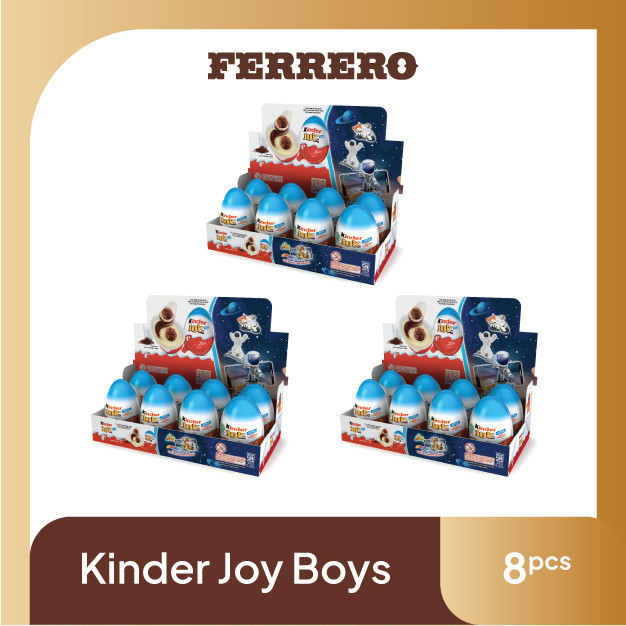 

Kinder Joy Boys Chocolate Crispy 20gr Isi 8pcs - TRIPLEPACK