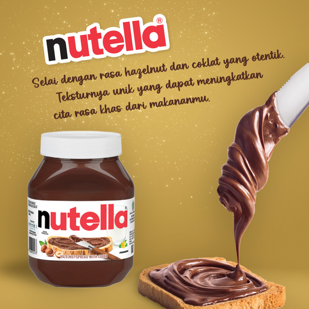 

QH Nutella Hazelnut Spread Selai Cokelat 680gr Rasa Otentik
