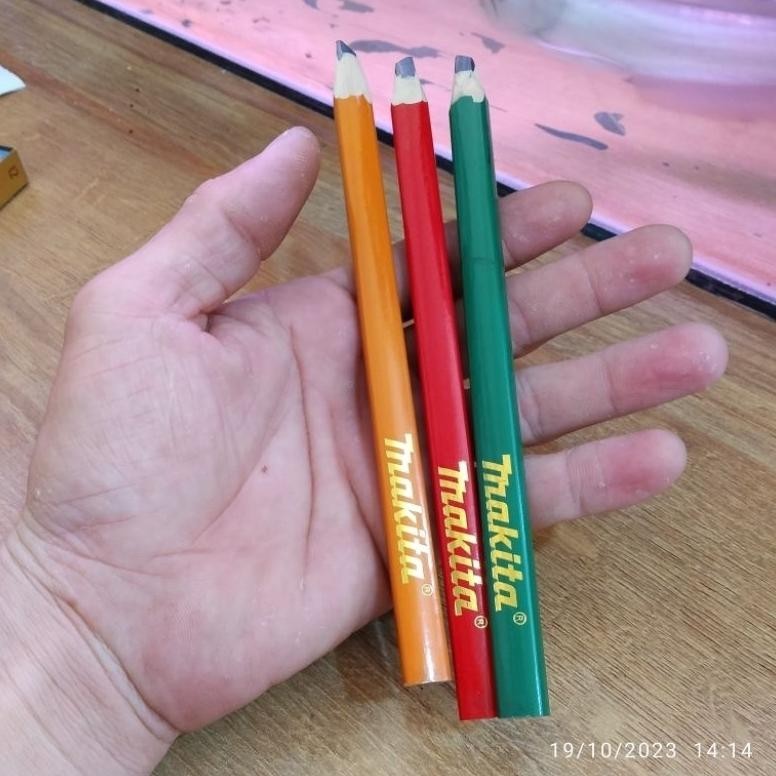 

Pensil Makita Panjang 18Cm / Pensil Tukang Merk Makita Asli Q349