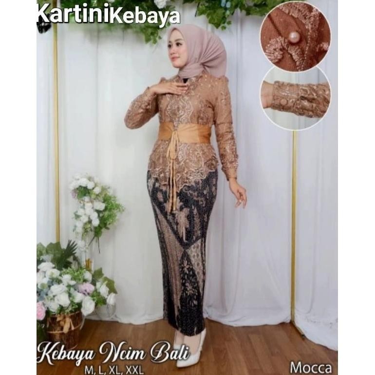 Setelan Kebaya Encim Bali Modern//Kebaya Modern//Kebaya Pesta Modern//Tunik Encim/Encim Bali Moder