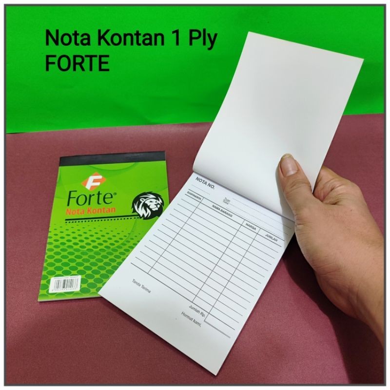 

2 Pcs Buku Nota Kontan Kecil 1 Ply FORTE