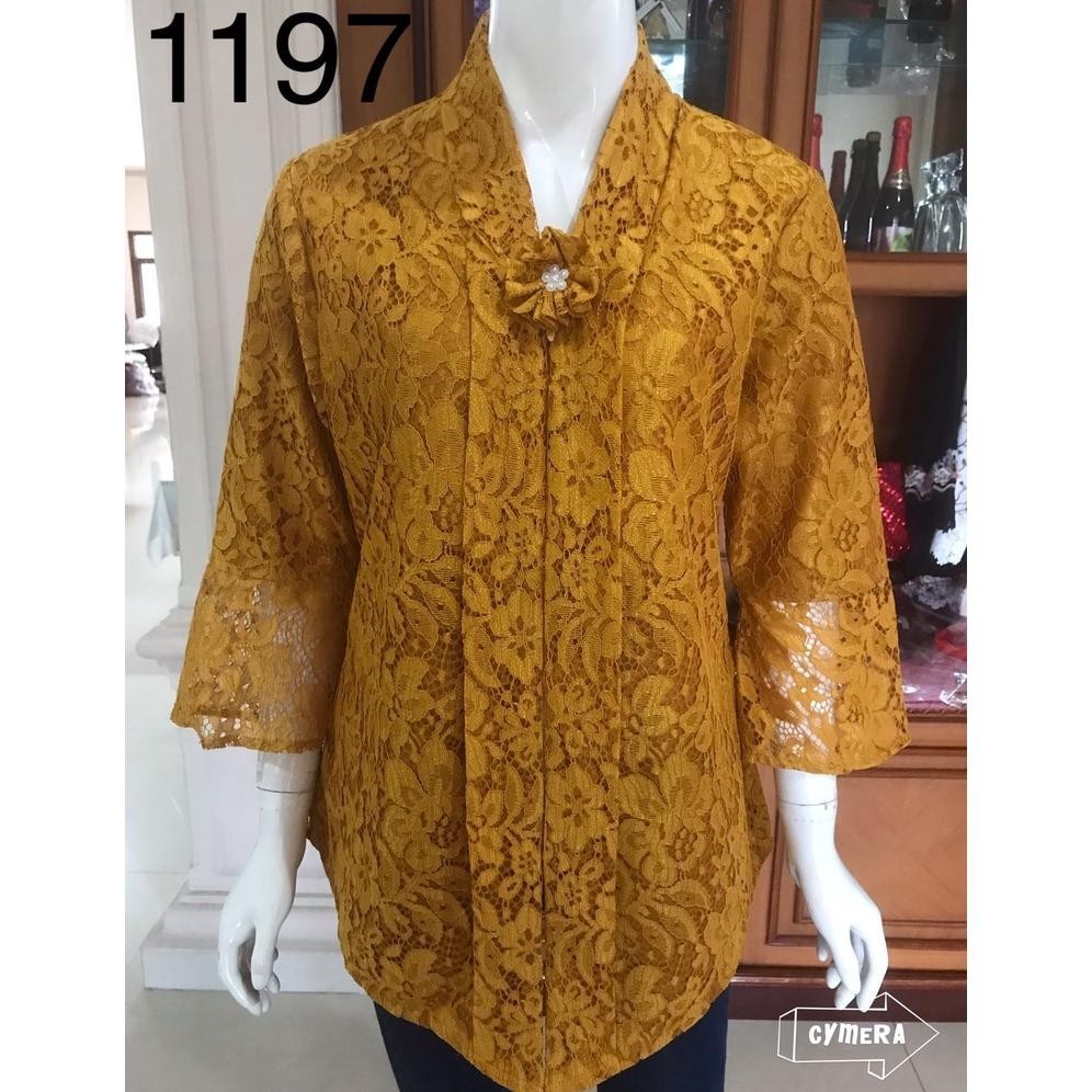 Kebaya Full Brukat Kartini Alexuez Premium Jumbo / Kebaya Kartini / Kebaya Jumbo / Kebaya Full Bruka