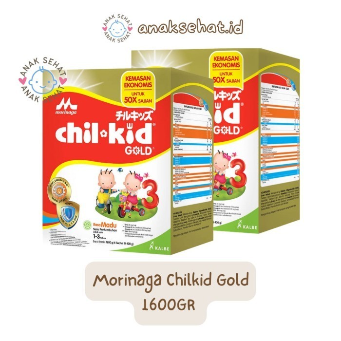 

Morinaga Chilkid Gold 1600 Gr - Susu Pertumbuhan Anak 1-3 Tahun