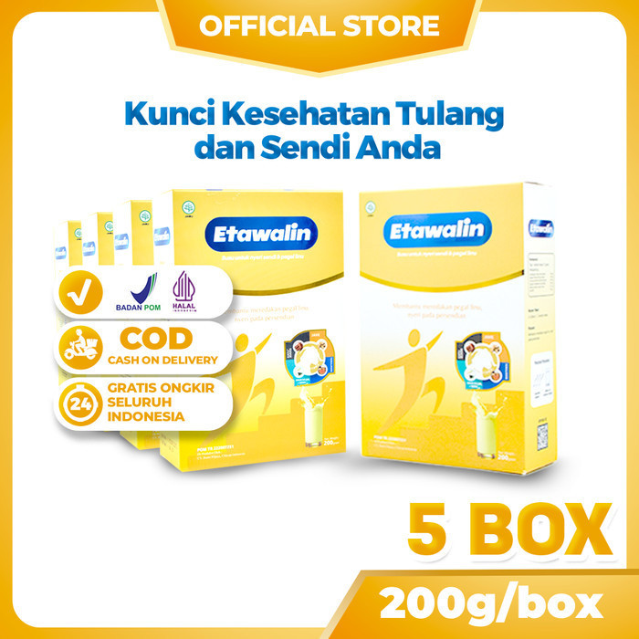 

5 Box Etawalin - Susu Kambing Etawa 100% Original Atasi Nyeri Sendi