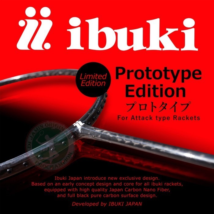 Ibuki Prototype Limited Edition Raket Badminton Original