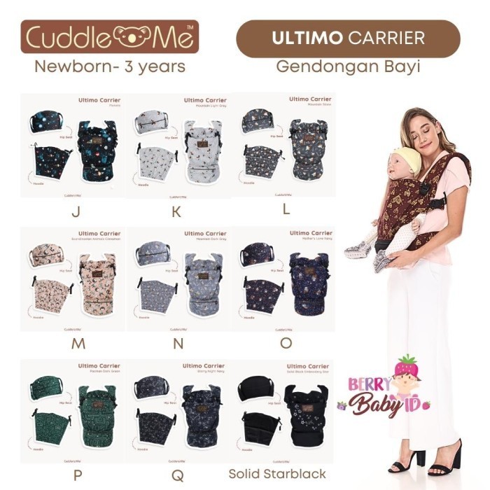Cuddle Me Ultimo Gendongan Hipseat Gendongan Depan Bayi