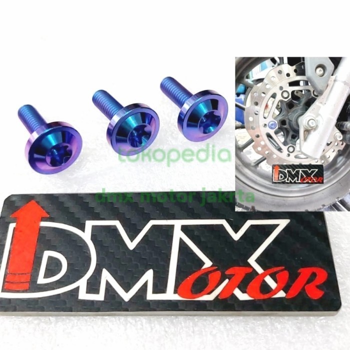 Baut piringan cakram 1pcs ADV vario 150 titanium gr5