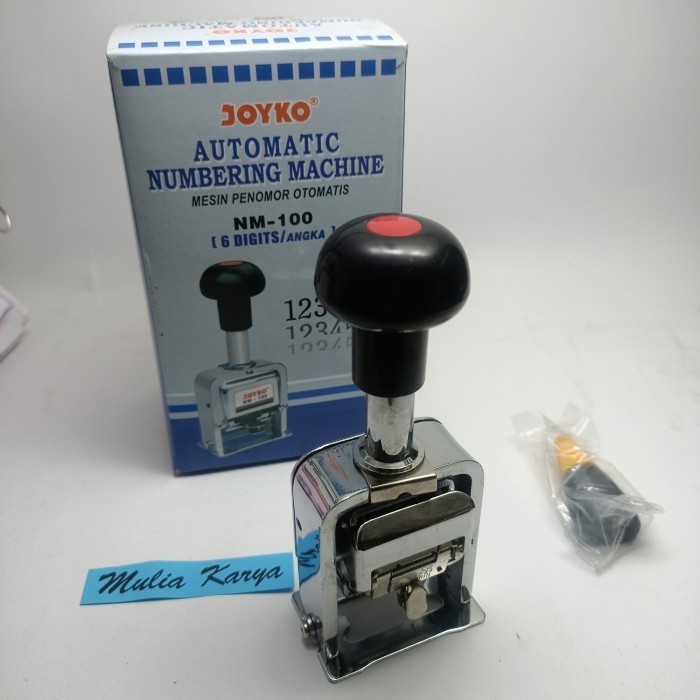 

Terlaris Automatic Numbering 6 Digit Numerator Stempel Joyko SALE