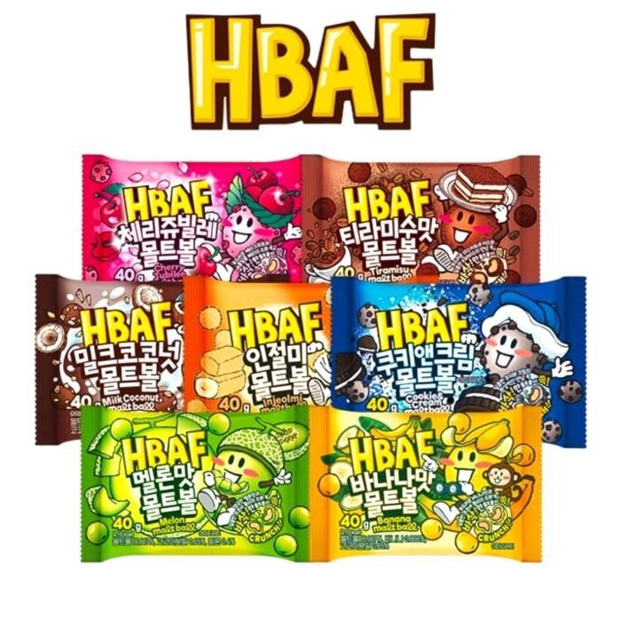 

HBAF Honey Butter Almon Malt Ball Korea Snack Import Best Seller