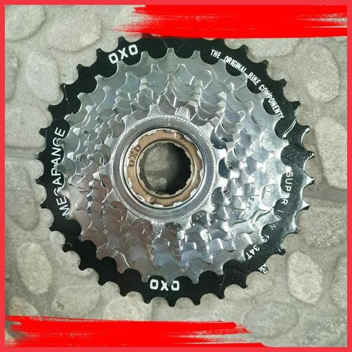 (bk rod) freewheel 8 speed 13-34t megarange oxo cp-black drat