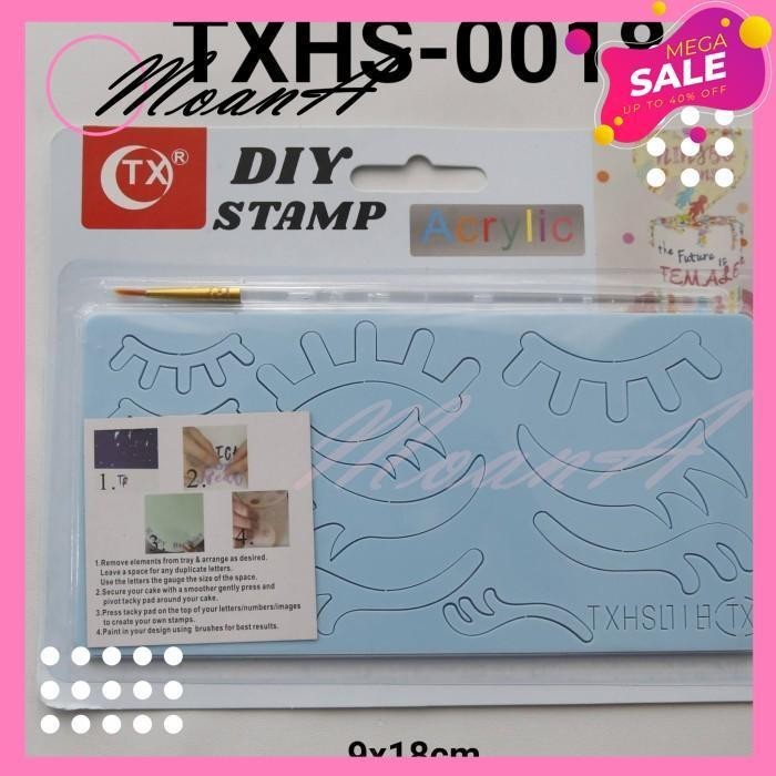 

PRODUK TERBAIK CETAKAN FONDANT STAMP STEMPEL AKRILIK MATA UNICORN BINATANG TXHS-0018