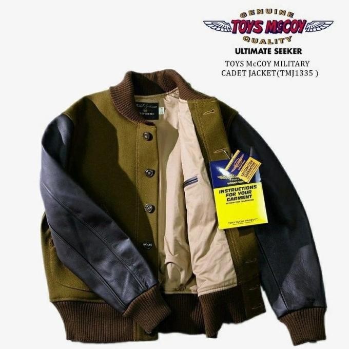 TOYS MCCOY MILITARY CADET JACKET (PLAIN) ORIGINAL MADE IN JAPAN SYARIFAHKHANSA17