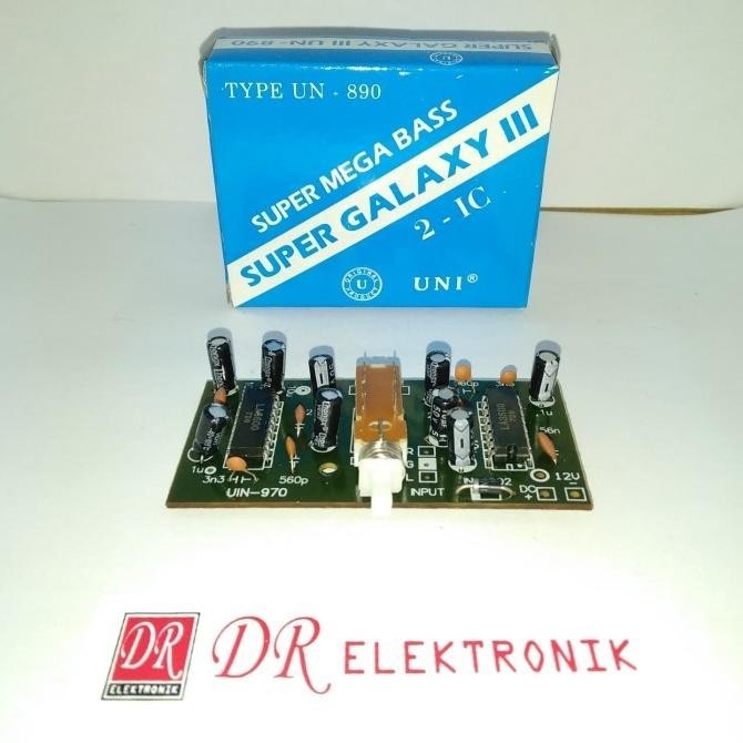 Kit Super Mega Bass UNI Galaxy III 2 -IC UN - 890 dre3 Ayo Order