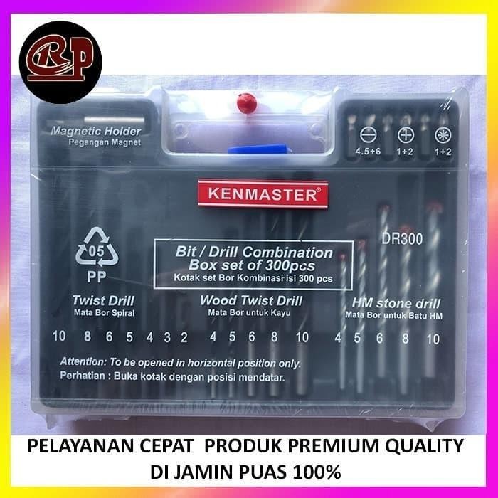 MATA BOR SET KENMASTER 300 PCS / MATA BOR KAYU BESI BETON