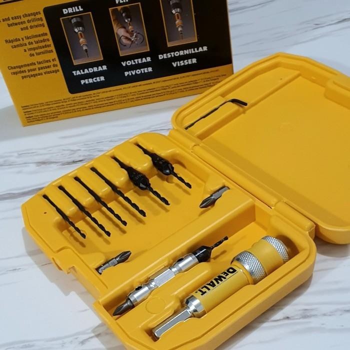 DEWALT COUNTERSINK DRILL FLIP DRIVE - MATA BOR KAYU BIT