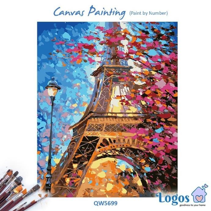 

Canvas Painting Paint By Number Kit Lukisan Kanvas Diy Kanvas Art Kraf