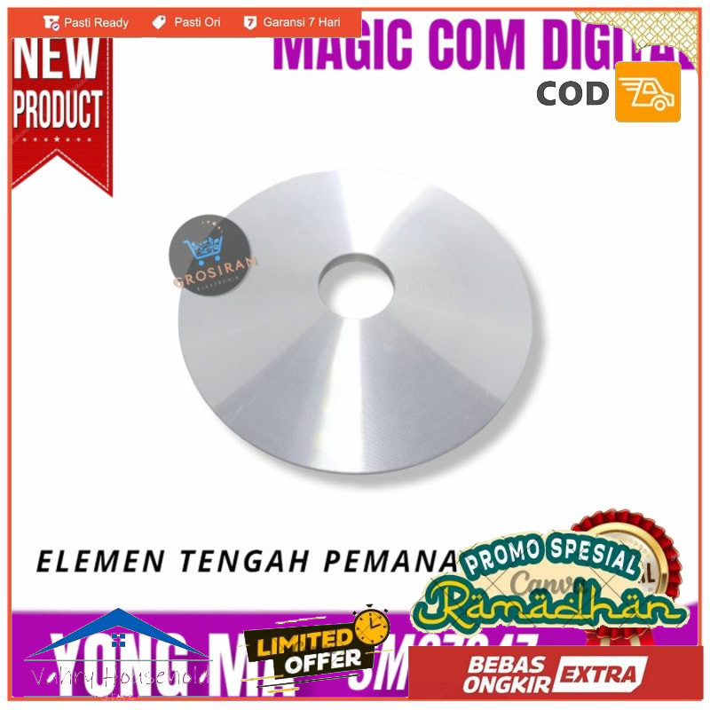 ELEMEN TENGAH PEMANAS MAGIC COM DIGITAL YONG MA SMC7047 SMC 7047 ORI