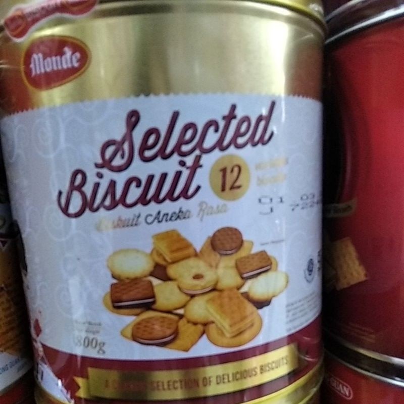 

Monde Selected Biscuit 800Gr Biskuit Monde Selected 12 Variants Gold Kaleng