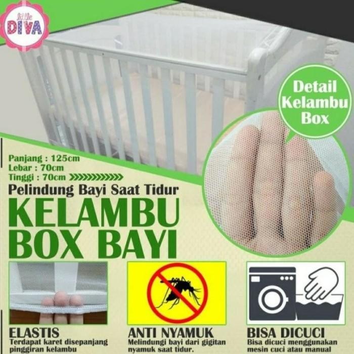 SALE PO KELAMBU BOX BAYI MODEL SLIP ON UKURAN JUMBO - SARUNG ANTI