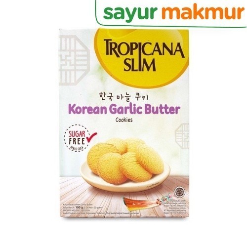 

Tropicana Slim Cookies Garlic Butter 100 gram Sayurmakmur