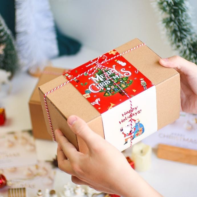 

CR - Hampers Natal / Christmas Hampers - Oatmeal Cookies 2 Jar + FREE KARTU + TALI + VOUCHER + BUBBLE WRAP | LUCKYBITE TERLARIS