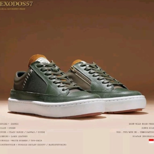 SEPATU EXODOS57 SAGIO SEPATU BIKERS ORIGINAL