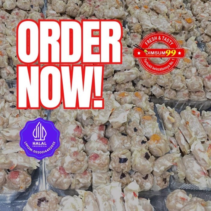 

Uinn - Frozen Food Dimsum Ayam Isi 50 Pcs Gratis Dua Saos Merah & Hitam