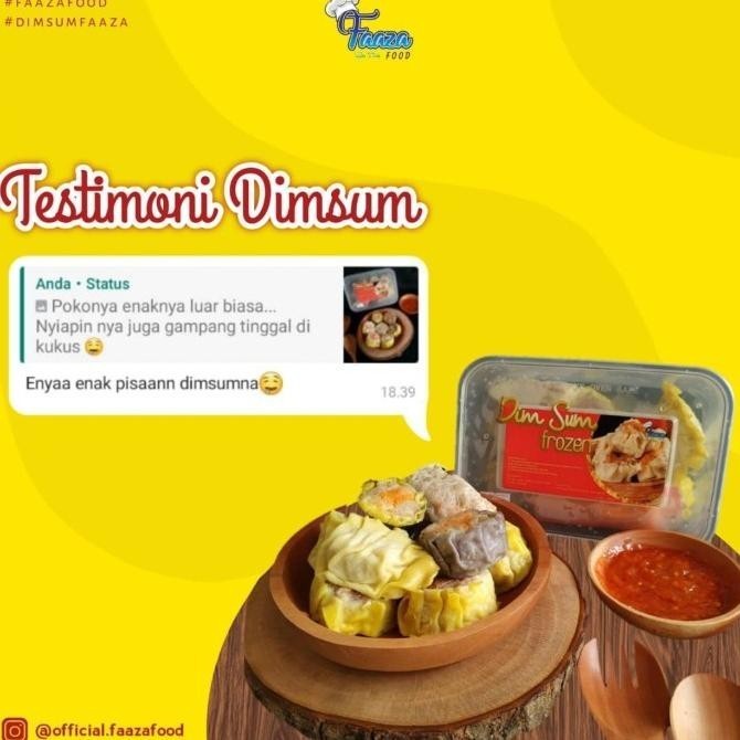 

Uinn - Dimsum Mix - Frozen Faaza Food Enak & Halal