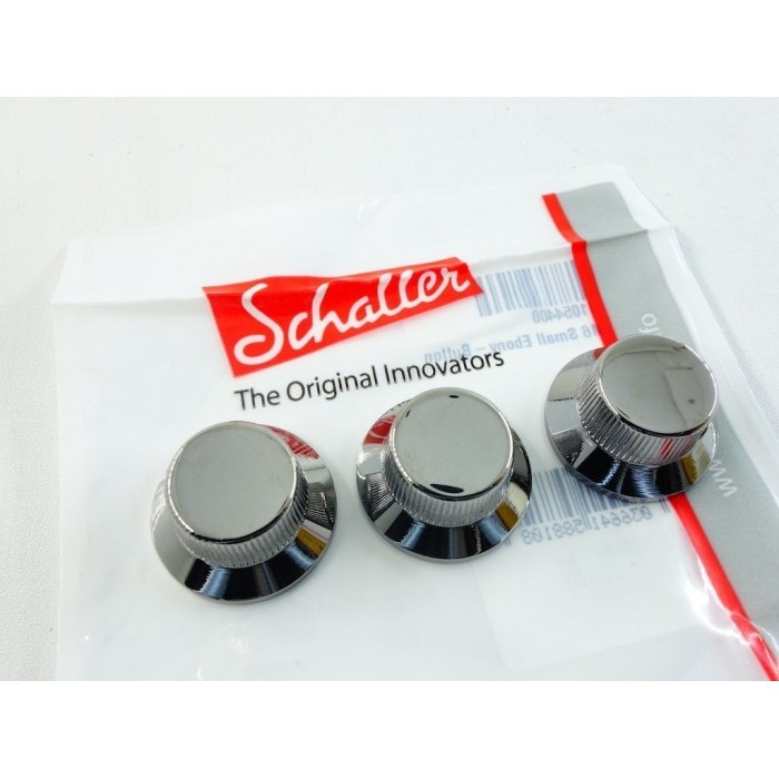 NEW Schaller Stratocaster Knobs Ruthenium