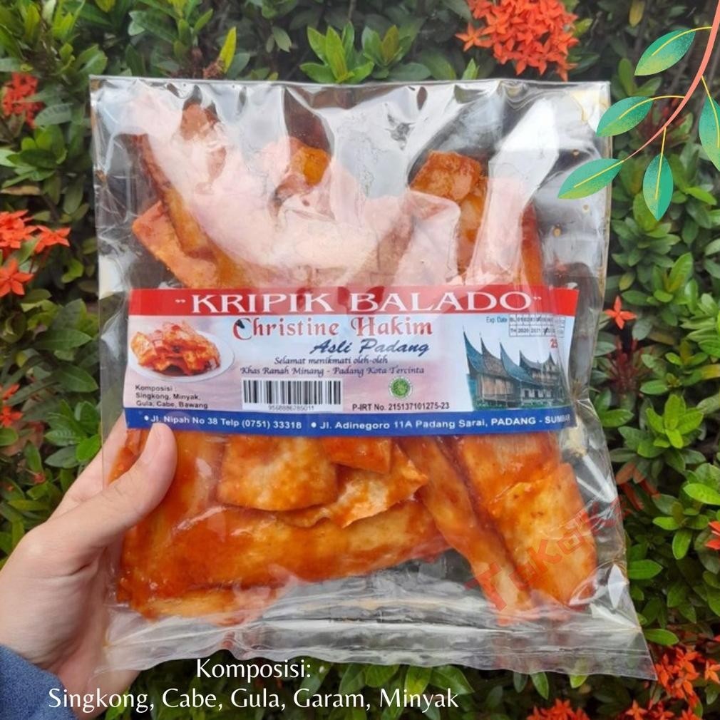 

POI Kripik Singkong Balado Panjang Christine Hakim Keripik Sanjay Asli Padang 250gram TERLARIS